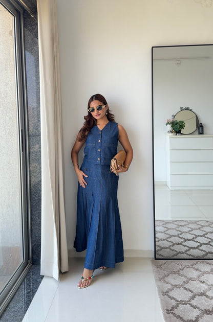The Indigo Charm Co-ord Set