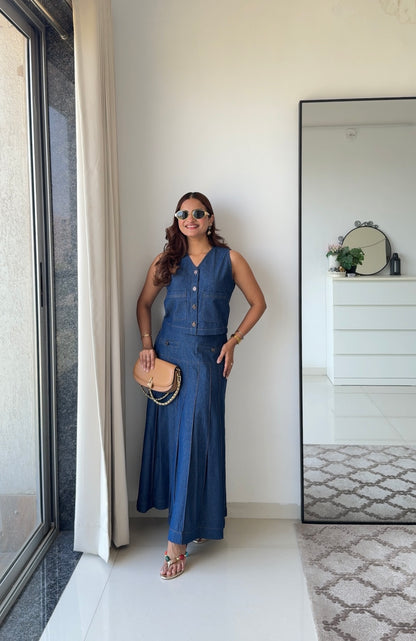 The Indigo Charm Co-ord Set