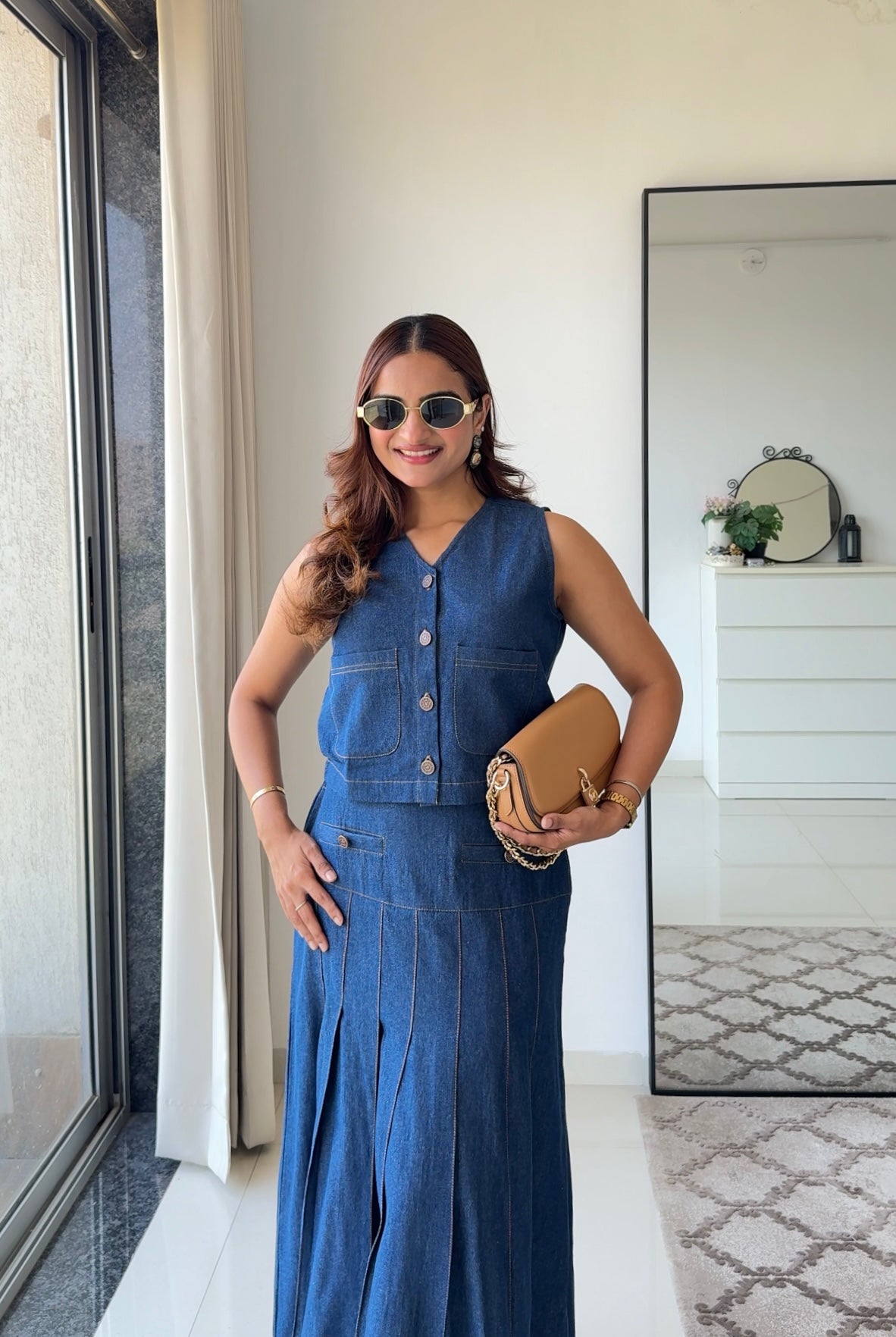 The Indigo Charm Co-ord Set