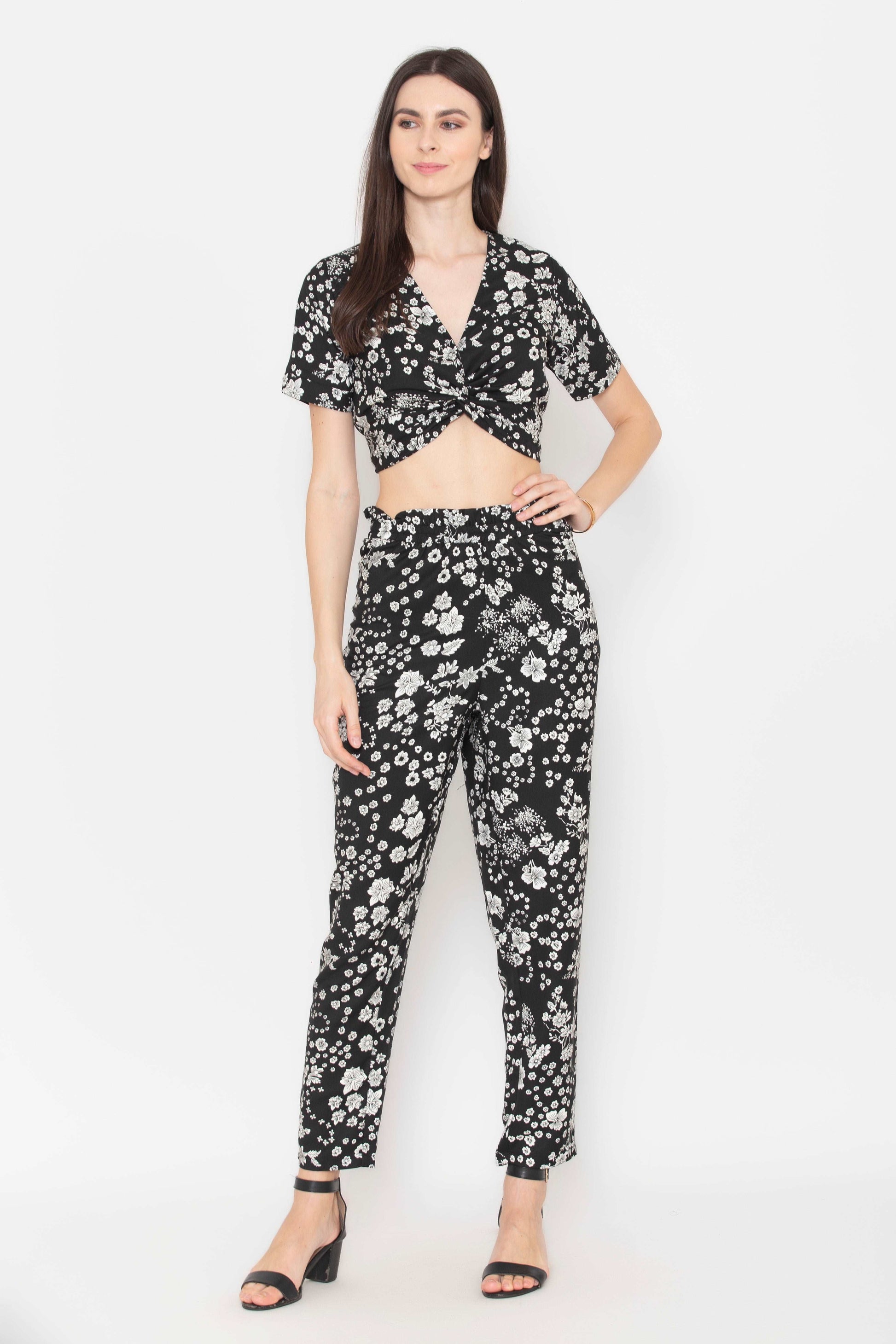 Mid - Night Cord Set with Pants