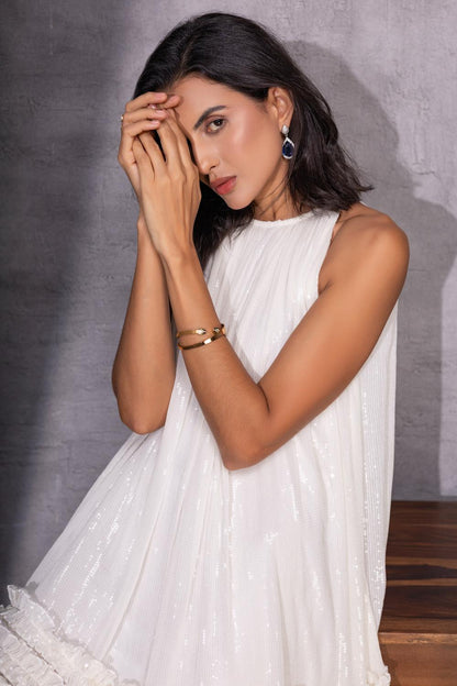 Ivory Whisper Shift Dress