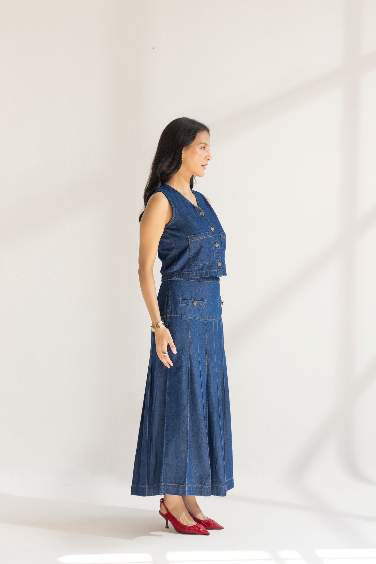 The Indigo Charm Co-ord Set