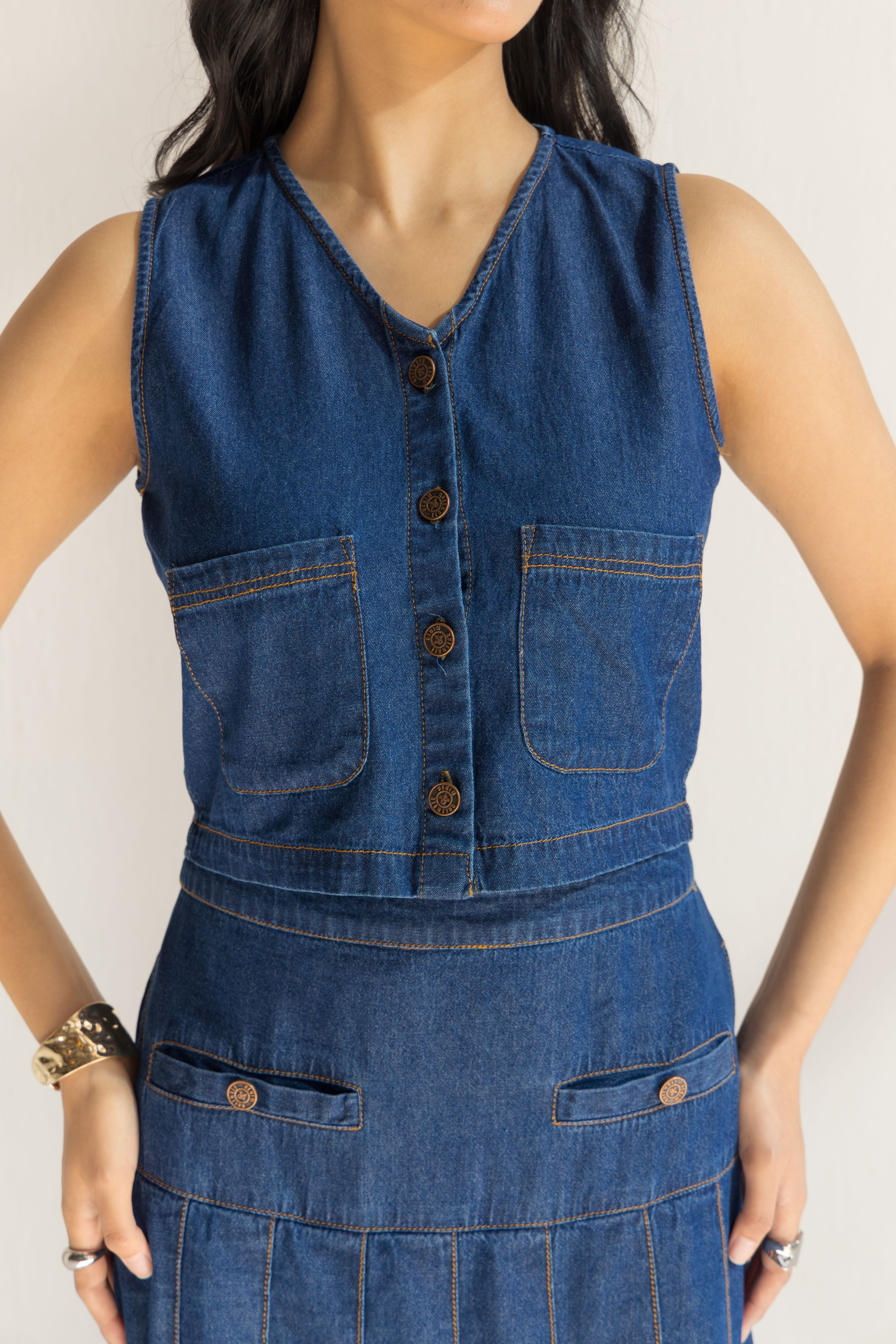 The Indigo Charm Co-ord Set