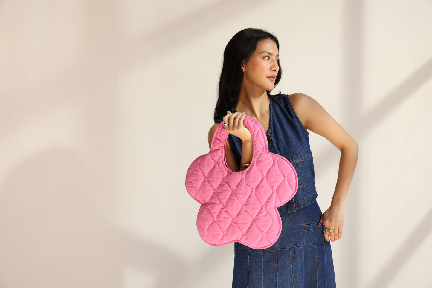 Pink Quilted Bag