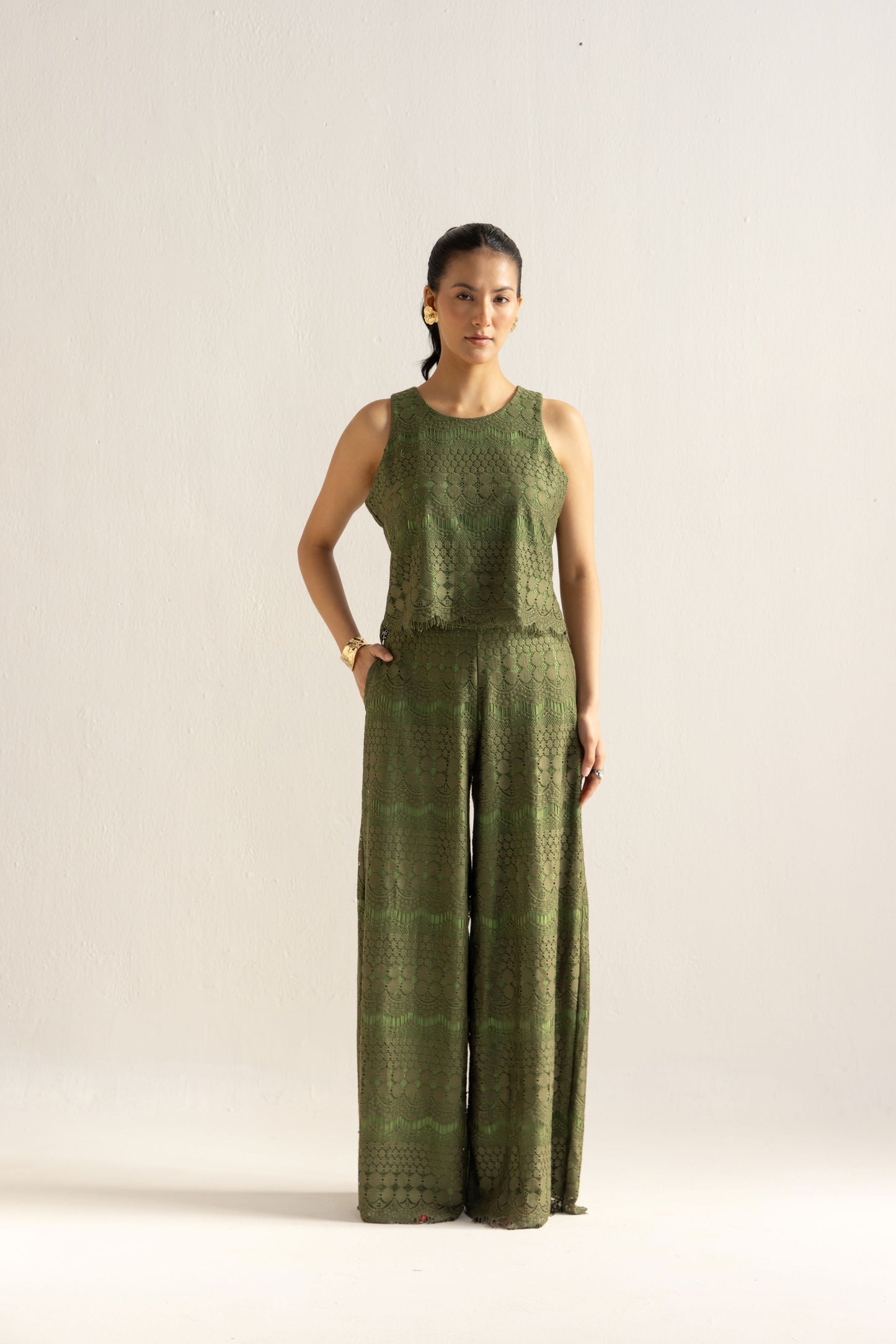 Olive Green Co-Ord Set