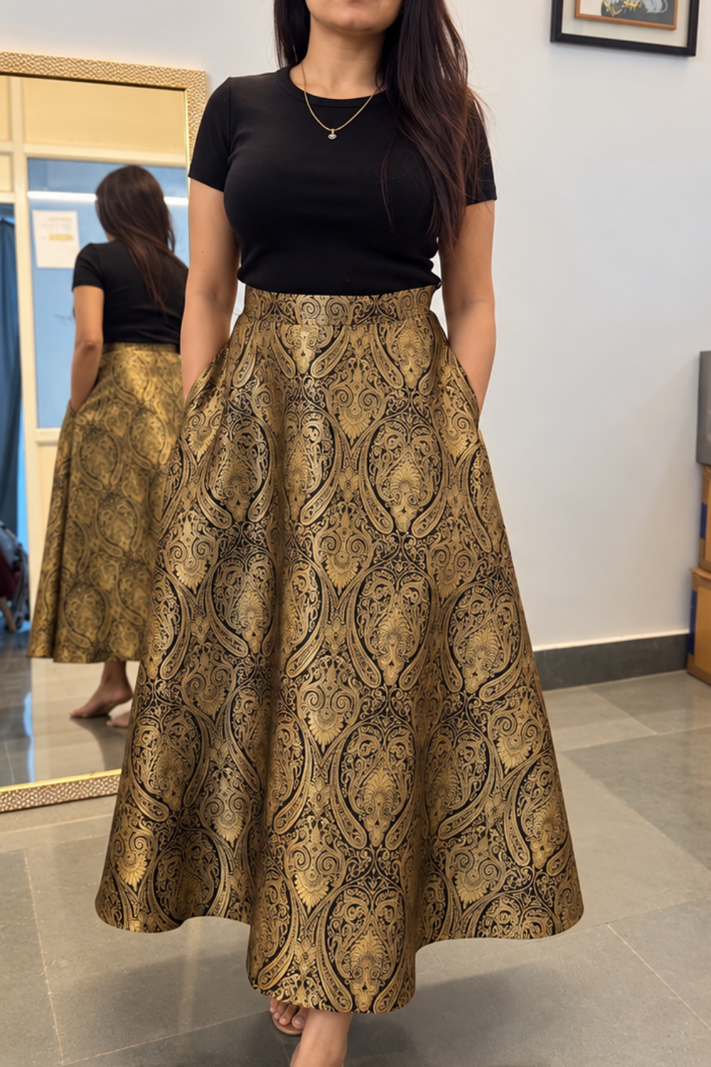 Brocade skirt