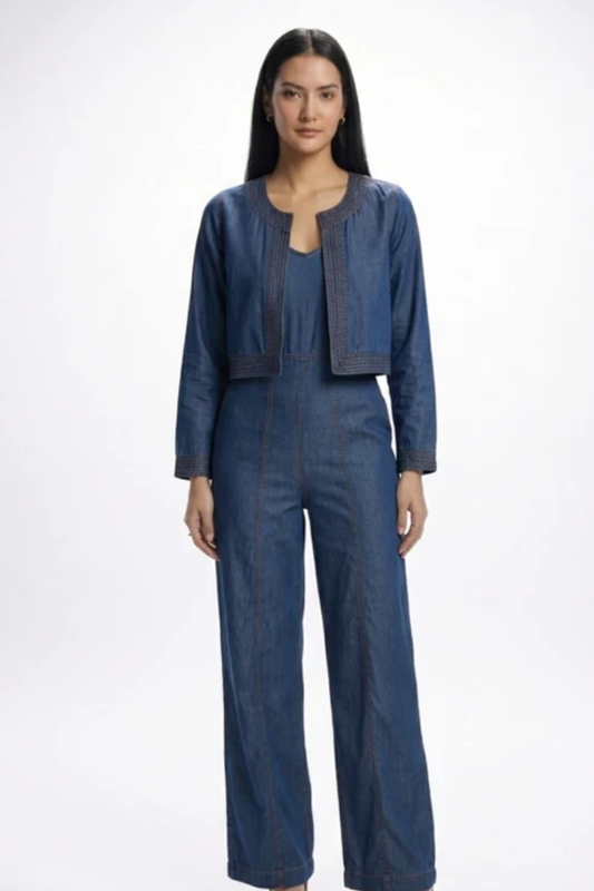 Denim Blue Jumpsuit