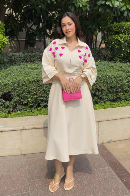 Blush Heart Skirt Set