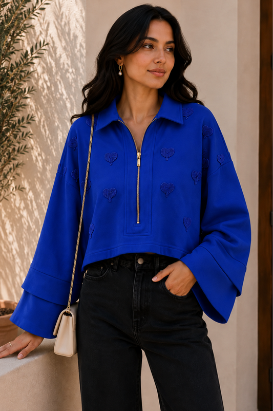 Sapphire Heart Muse Top