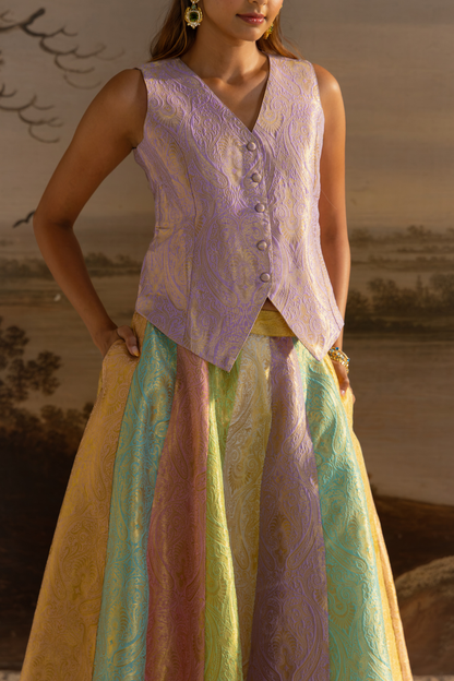 Pastel skirt coordset
