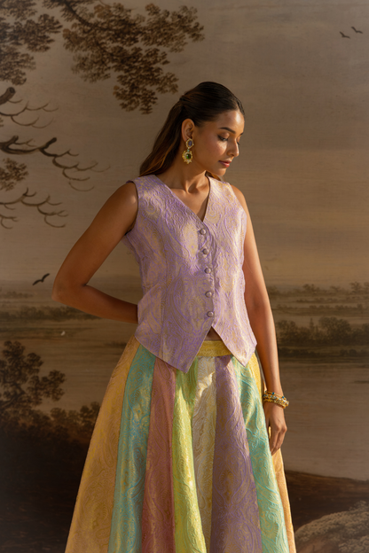 Pastel skirt coordset