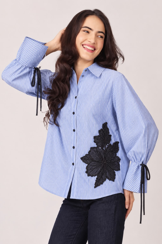 Striped muse shirt
