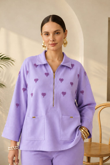 Mahira 2.0 Coord Set (Lavender)