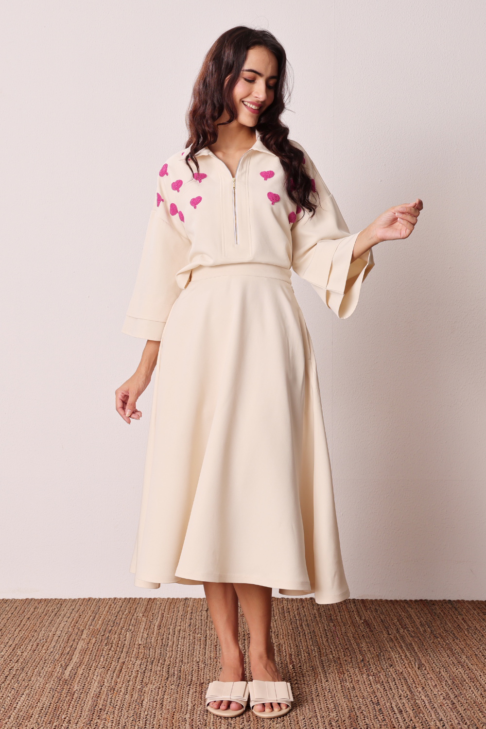 Blush Heart Skirt Set