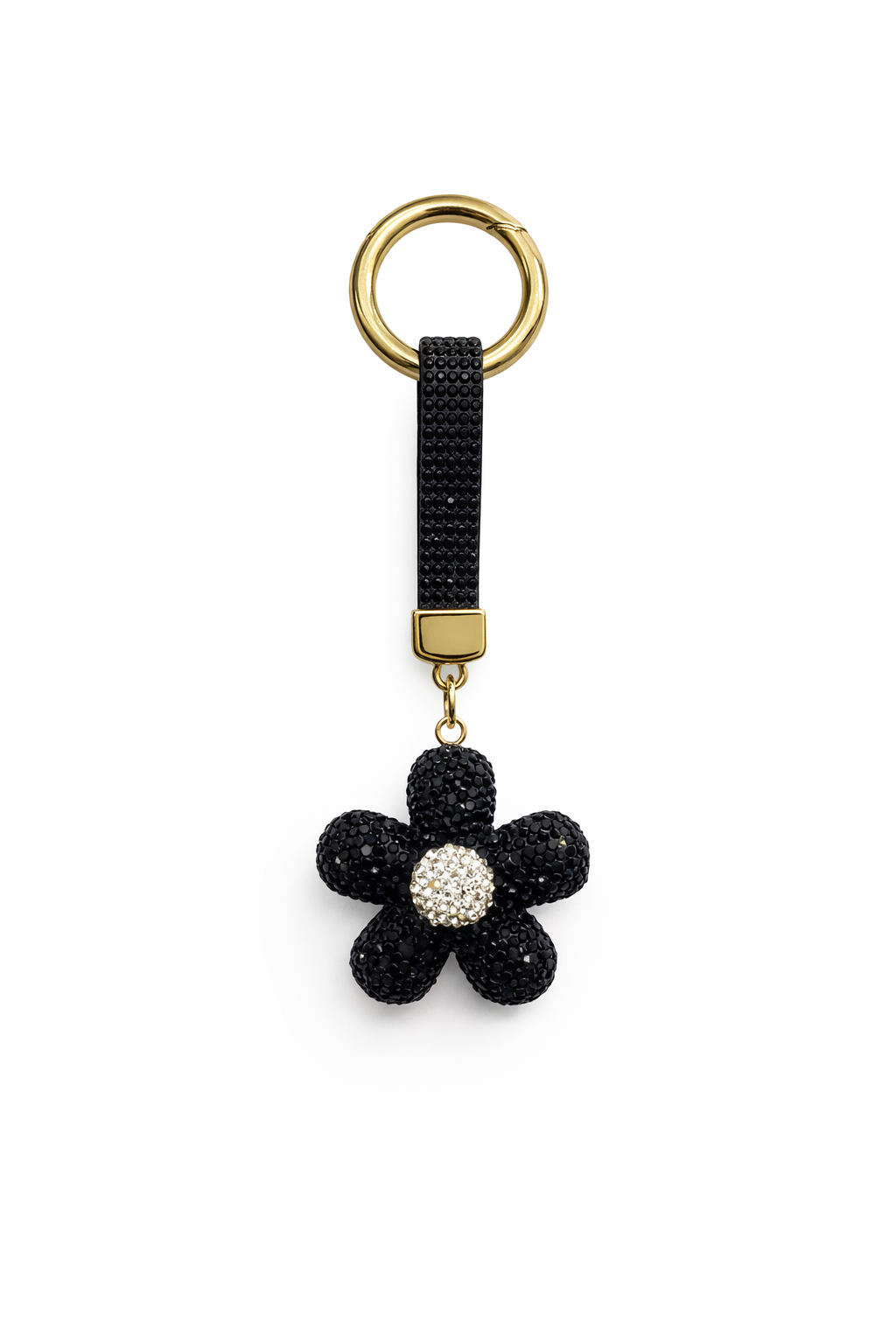 Black Daisy charm