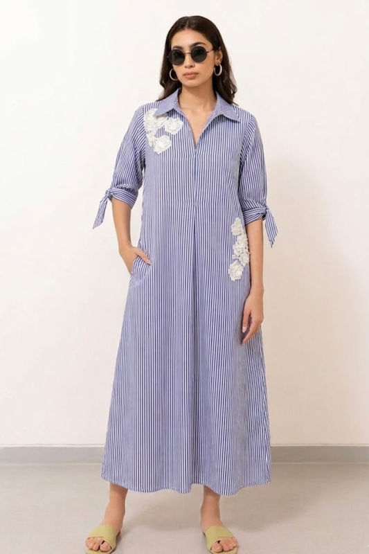 Rosy breeze dress