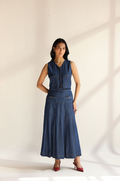 The Indigo Charm Co-ord Set