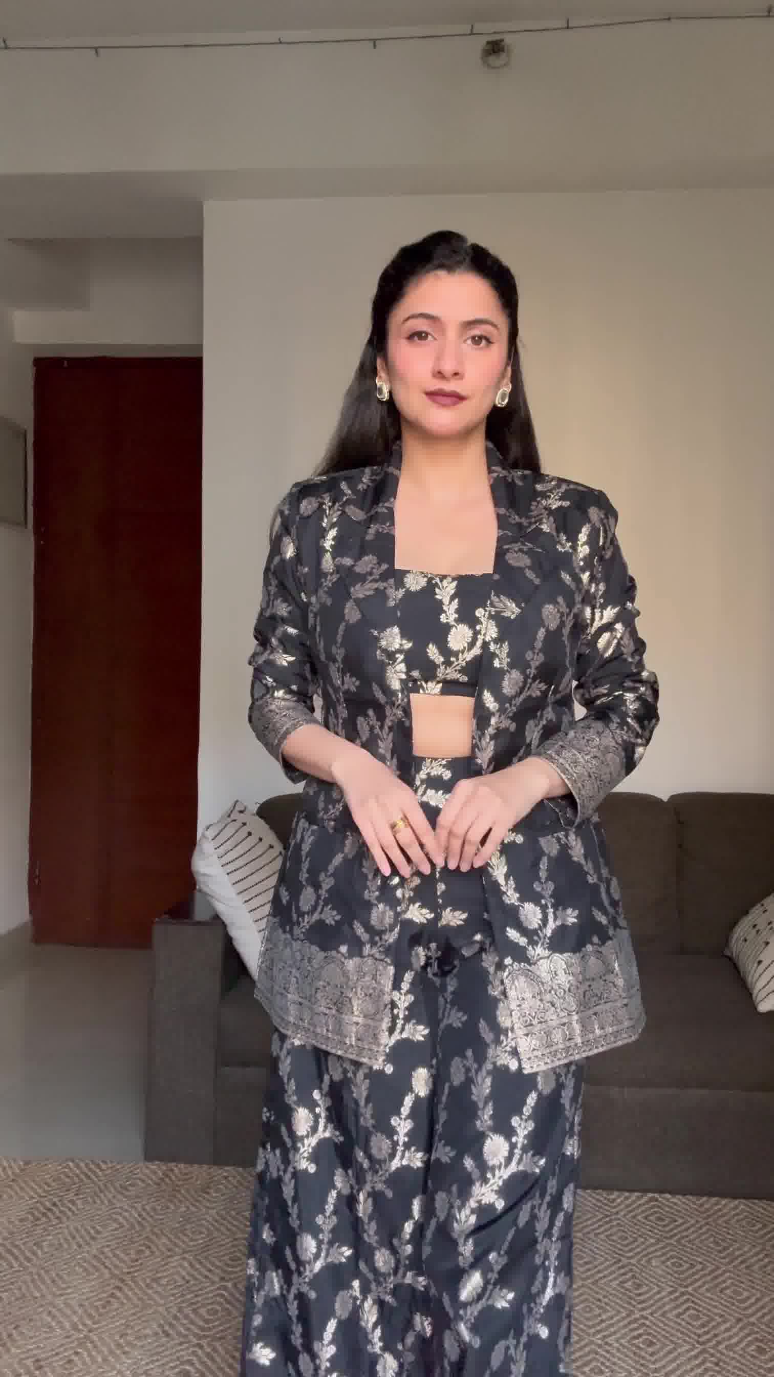Midnight Elegance Co-Ord Set