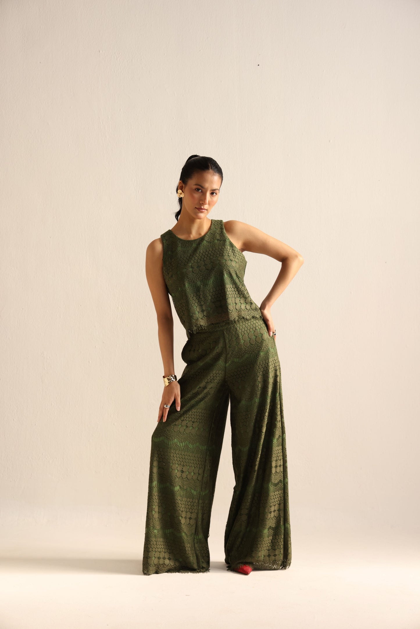 Olive Green Co-Ord Set