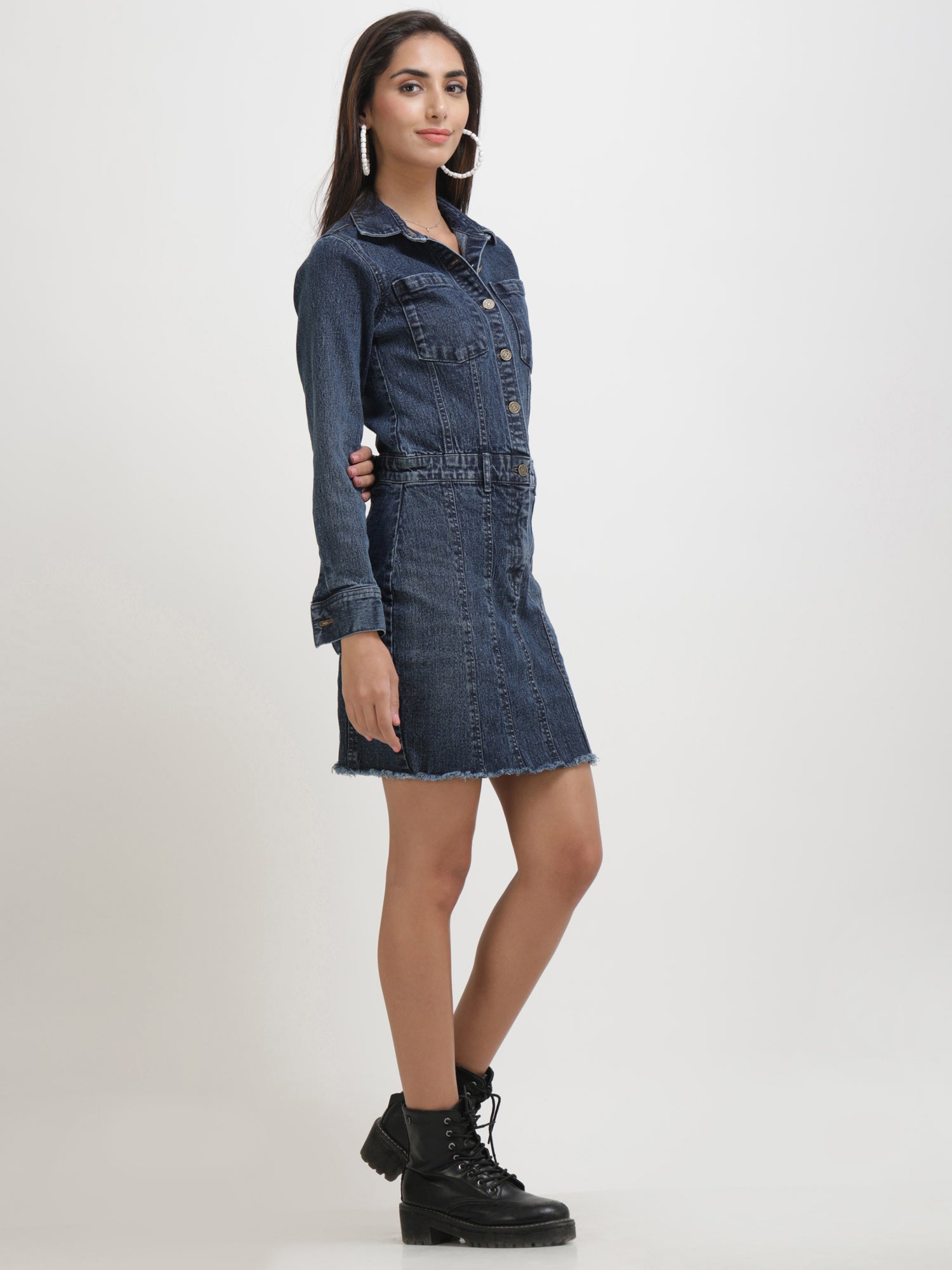 Buy Denim Shirt Dress for Women | Order Today